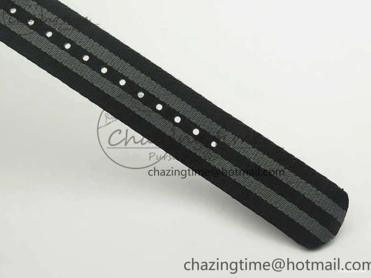 0228 Seamaster 300 Master Spectre SS MKS Best Edition Black Dial On Nylon Strap A SunProtective 8083